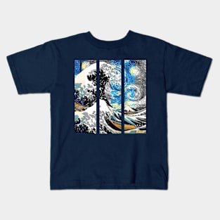 La vague japonaise N°8 Kids T-Shirt